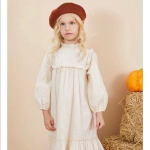 South Tao Girl’s French Dress With Lace Cotton Sizes 4 or 10